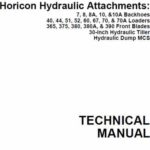 JOHN DEERE HORICON HYDRAULIC ATTACHMENTS Service Repair Manual