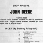 JOHN DEERE SERIES 6030 ENGINE Service Repair Manual