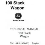 John Deere 100 Stack Wagon Repair Technical Manual