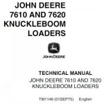 John Deere 7610 and 7620 Knuckleboom Loaders Repair Technical Manual