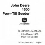 John Deere 1500 Powr-Till Seeder Repair Technical Manual