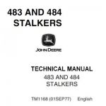 John Deere 483 and 484 Stalkers Repair Technical Manual