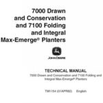John Deere 7000 Drawn and Conservation and 7100 Folding and Intergral Max-Emerge Planters Repair Technical Manual