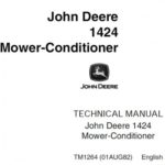 JOHN DEERE 1424 MOWER-CONDITIONER Service Repair Manual