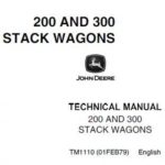 JOHN DEERE 200 AND 300 STACK WAGONS Service Repair Manual