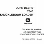 JOHN DEERE 7640 KNUCKLEBOOM LOADER Service Repair Manual