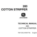 JOHN DEERE 283 COTTON STRIPPER Service Repair Manual
