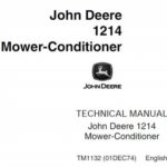 JOHN DEERE 1214 MOWER CONDITIONER Service Repair Manual