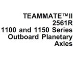 John Deere 1100 and 1150 series outboard planetary axles Repair Technical Manual